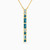MLN316 - Baguette Green Stones Necklace In 18K Gold - 21046030075-1.jpg