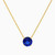 MLN56 - Circle Blue Stone Necklace In 18K Gold - 21046030296-1.jpg