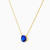 MLN56 - Circle Blue Stone Necklace In 18K Gold - 21046030296-2.jpg