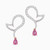 LDE513 - Heart Diamond & Rose Stone Stud Earrings in 18K Gold - ER902375-3.jpg