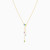 MLN739 - Pear Colored Stones Necklace In 18K Gold - 21046030152-3.jpg