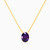 MLN63 - Oval Purple Stone Necklace in 18K Gold - 21046030301-1.jpg