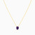 MLN63 - Oval Purple Stone Necklace in 18K Gold - 21046030301-2.jpg