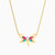 LIN760 - Dragonfly Colored Stones Necklace in 18K Gold - 111404180337-1.jpg