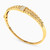 LGS118 - Textured Cubic Zirconia Half Set in 21K Gold (2 Pieces) - 22011110854-4.jpg