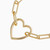 WB49 - Heart Gold Plated Chain Bracelet - 92192418-3.jpg