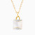 LDN801 - Lock Diamond & Colored Stones Necklace in 18K Gold - 71446PSH8Y-1.jpg