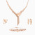LGS314 - Leaf Shaped Jewelry Set in 21K Gold (4 Pieces)  - 12001110752-1 .jpg