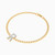 MLB644 - R Letter Chain Bracelet in 18K Gold - 21047650031-3.jpg