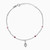 WB112 - Square Rose Stone Sterling Silver Chain Anklet - A4556-21HB-1.jpg