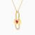 LIN948 - Lock Rose Stone Necklace in 18K Gold - 111404130382-2.jpg