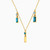 MLN315 - Baguette Colored Stones Necklace in 18K Gold - 21046030076-2.jpg