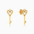 LIN196 - Key Cubic Zirconia Stud Earrings in 18K Gold - 111201100032-1.jpg