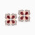 LDE734 - Clover Diamond & Red Stone Stud Earrings in 18K Gold - TER9001928-RB-3.jpg