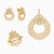 LGS74 - Flower Cubic Zirconia Half Set in 21K Gold (3 Pieces) - 22006110432-1.jpg