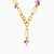 MLN945 - Links Purple Stone Necklace in 18K Gold - 21046110945-2.jpg