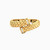LGS123 - Textured Cubic Zirconia Half Set in 21K Gold (2 Pieces) - 22011110860-3.jpg