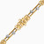 LGB104 - Flower Cubic Zirconia Chain Bracelet in 21K Gold - 22010110432-2.jpg