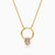 LIN295 - Circle Diamond Necklace in 18K Gold - 111402400011-1.jpg