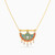 LIN427 - Arabesque Colored Stones Necklace in 18K Gold - 111407180003-3.jpg