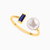 LIR302 - Colored Stone & Pearl Two Headed Statement Ring in 18K Gold - 111106140009-2.jpg