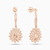 LGS320 - Flower Shaped Jewelry Set in 21K Gold (4 Pieces)  - 12001110770-5 .jpg