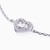 WB206 - Heart Sterling Silver Chain Bracelet - 87174518-3 .jpg
