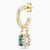 WE76 - Circle Colored Stones Gold Plated Hoop Earrings - A3668-53DT-3 .jpg