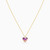MLN1596 - Heart Pink Stone Necklace In 18K Gold - 21046030346-4.jpg