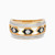 LDR3191 - Hexagon Black Stone & Diamond Ring In 18K Gold - AJR37174-1.jpg