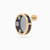 LDE799 - Cresent Blue Stone & Diamond Stud Earrings In 18K Gold - SAE05644-4.jpg
