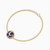 LDB572 - Cresent Blue Stone & Diamond Chain Bracelet In 18K Gold - SAB05642-2.jpg