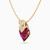 LIN695 - Heart Rose Stone Necklace in 18K Gold - 111404130326-2.jpg