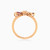 LDR3235 - Flower Red Stone & Diamond Ring In 18K Gold - RN411699P18HRU1-4.jpg