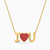 LIN549 - I Love You Red Stone Necklace in 18K Gold - 111405130200-1.jpg