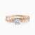 LGR1288 - Leaves Cubic Zirconia Twin Rings in 21K Gold - 22039110108-5.jpg