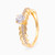 LGR1288 - Leaves Cubic Zirconia Twin Rings in 21K Gold - 22039110108-3.jpg