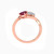LDR647 - Heart Diamond & Rose Stone Ring in 18K Gold - KR606015RB-SI3-3.jpg