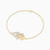 LDB584 - Diamond Chain Bracelet In 18K Gold - KB613782-2.jpg