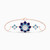 LDB580 - Enamel Coating & Diamond Chain Bracelet In 18K Gold - KB613772-1.jpg