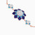 LDB580 - Enamel Coating & Diamond Chain Bracelet In 18K Gold - KB613772-3.jpg