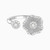 LDR3314 - Flower Red Stone & Diamond Two Headed Ring in 18K Gold - 605105W-1.jpg