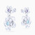 WE284 - Flower Colored Stones Sterling Silver Drop Earrings - GE14899A-4.jpg
