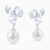 WE277 - Flower Clear Stone & Pearl Sterling Silver Drop Earrings - BFE0052A-5.jpg