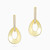 WE274 - Pear Clear Stone Gold Plated Hoop Earrings - GE03198A-3.jpg
