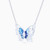 WN299 - Butterfly Clear Stone Sterling Silver Necklace - GN01642A-3.jpg