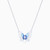 WN299 - Butterfly Clear Stone Sterling Silver Necklace - GN01642A-4.jpg