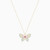 WN297 - Butterfly Purple Stone Gold Plated Necklace - GN01614A-4.jpg