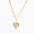 WN322 - Heart Pearl Gold Plated Necklace - GN01630A-3.jpg