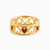 WR123 - Heart Red Stone Gold Plated Band Ring - 293202052-1.jpg